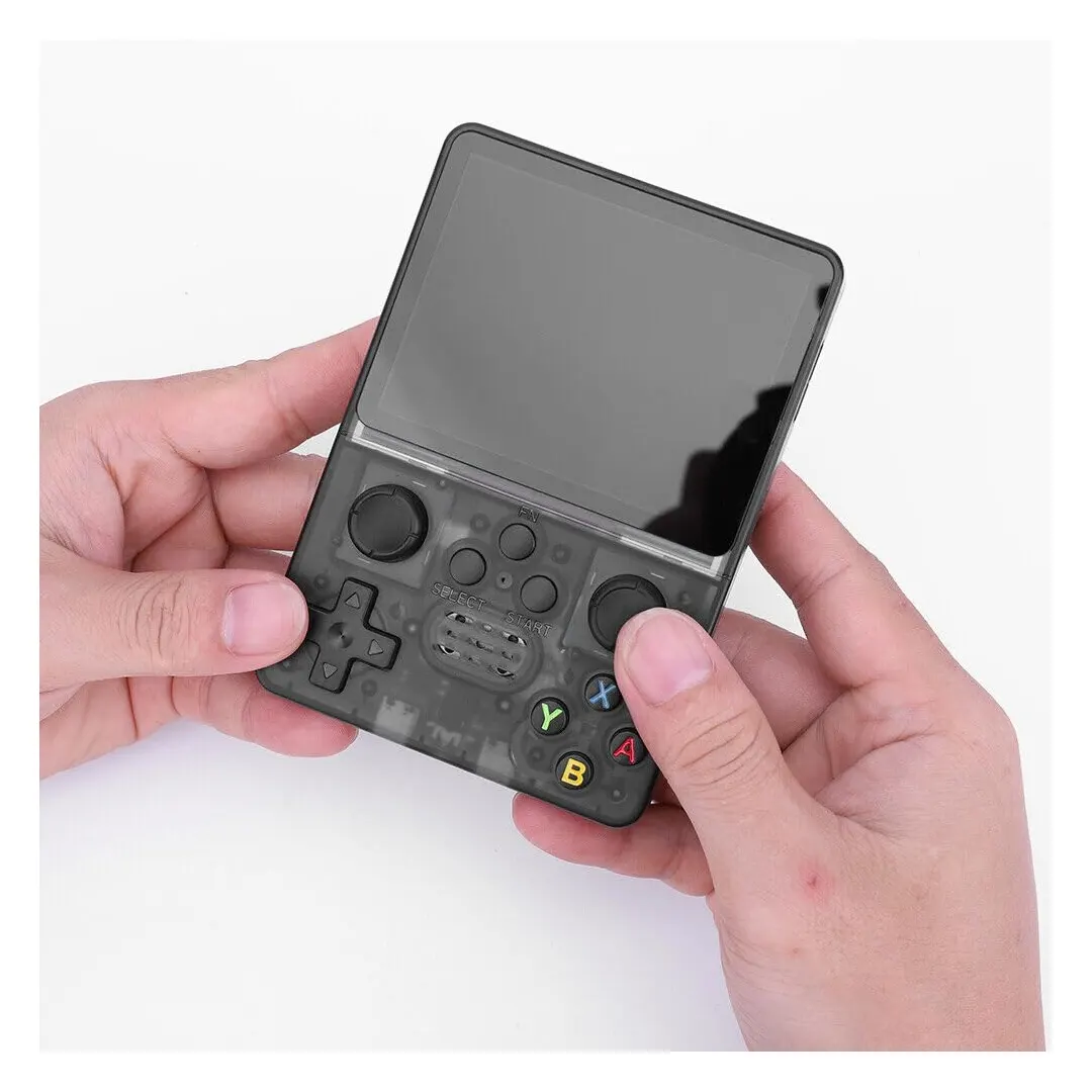 R35S Retro 64GB Transparent Black Video Game-02