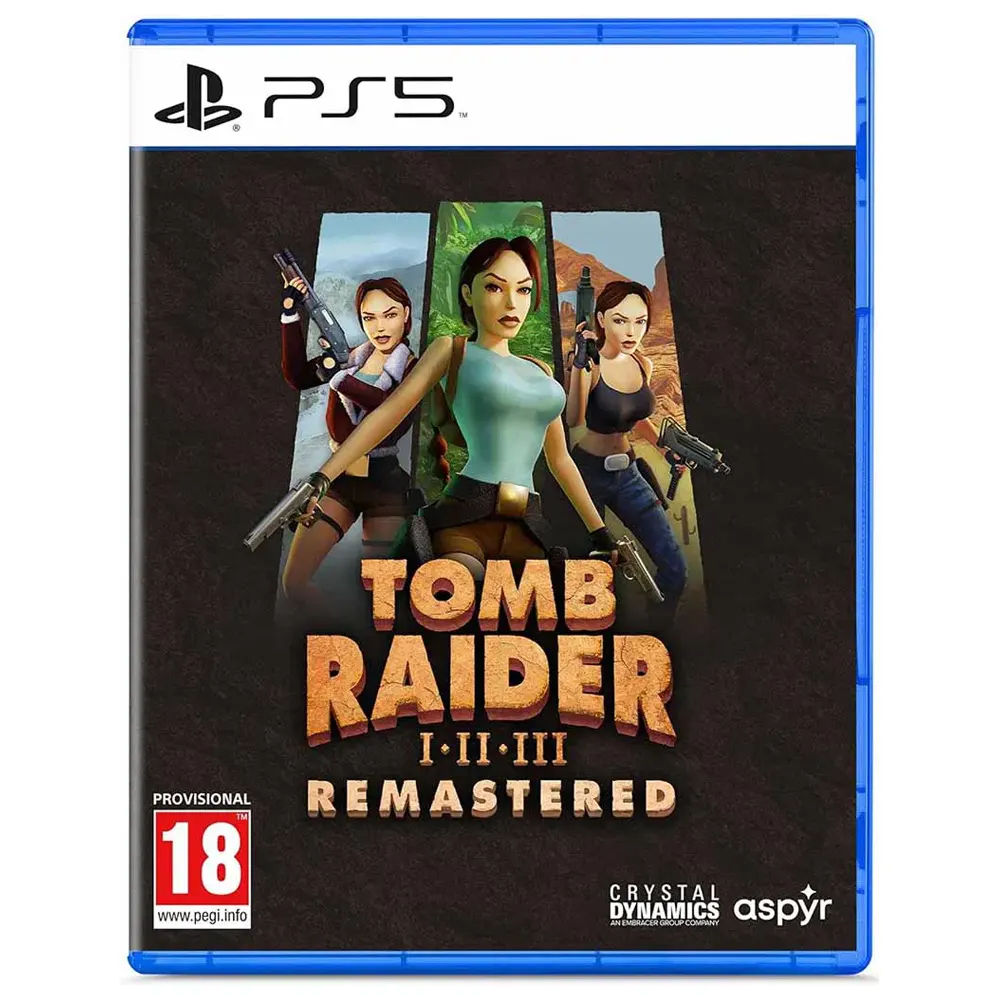 Tomb Raider I-III Remastered Starring Lara Croft for Playstation 5