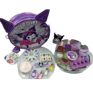 Kuromi Makeup Bag Set – 16 Pcs